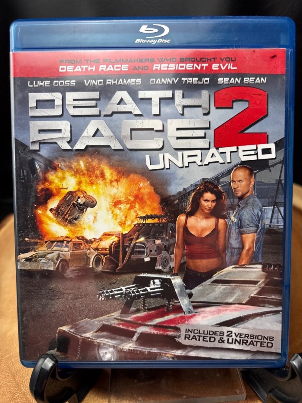 Death Race 2 Blu-Ray Luke Goss Action Unrated Includes Rated Version Explosions